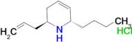 (2S,6S)-2-allyl-6-butyl-1,2,3,6-tetrahydropyridine hydrochloride