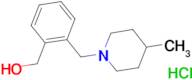 {2-[(4-methyl-1-piperidinyl)methyl]phenyl}methanol hydrochloride