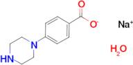 sodium 4-(1-piperazinyl)benzoate hydrate