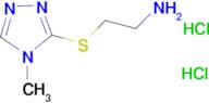 2-[(4-methyl-4H-1,2,4-triazol-3-yl)thio]ethanamine dihydrochloride