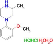 1-(2-methoxyphenyl)-3-methylpiperazine dihydrochloride dihydrate