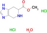 methyl 4,5,6,7-tetrahydro-3H-imidazo[4,5-c]pyridine-6-carboxylate dihydrochloride hydrate