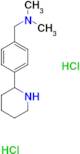 N,N-dimethyl-1-[4-(2-piperidinyl)phenyl]methanamine dihydrochloride