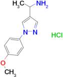 {1-[1-(4-methoxyphenyl)-1H-pyrazol-4-yl]ethyl}amine hydrochloride