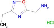 [(3-ethyl-1,2,4-oxadiazol-5-yl)methyl]amine hydrochloride