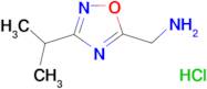 [(3-isopropyl-1,2,4-oxadiazol-5-yl)methyl]amine hydrochloride