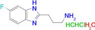 [3-(5-fluoro-1H-benzimidazol-2-yl)propyl]amine dihydrochloride hydrate