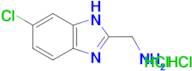 [(5-chloro-1H-benzimidazol-2-yl)methyl]amine dihydrochloride
