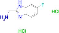 [(5-fluoro-1H-benzimidazol-2-yl)methyl]amine dihydrochloride