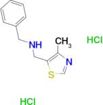 N-benzyl-1-(4-methyl-1,3-thiazol-5-yl)methanamine dihydrochloride