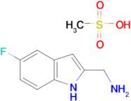 [(5-fluoro-1H-indol-2-yl)methyl]amine methanesulfonate