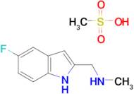 [(5-fluoro-1H-indol-2-yl)methyl]methylamine methanesulfonate