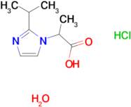 2-(2-isopropyl-1H-imidazol-1-yl)propanoic acid hydrochloride hydrate
