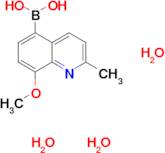 (8-methoxy-2-methyl-5-quinolinyl)boronic acid trihydrate