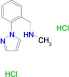 N-methyl-1-[2-(1H-pyrazol-1-yl)phenyl]methanamine dihydrochloride