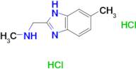N-methyl-1-(5-methyl-1H-benzimidazol-2-yl)methanamine dihydrochloride