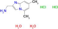 [(5,7-dimethylimidazo[1,2-a]pyridin-2-yl)methyl]amine dihydrochloride dihydrate