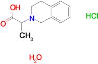 2-(3,4-dihydro-2(1H)-isoquinolinyl)propanoic acid hydrochloride hydrate