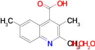 2,3,6-trimethyl-4-quinolinecarboxylic acid dihydrate