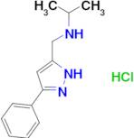 N-[(5-phenyl-1H-pyrazol-3-yl)methyl]-2-propanamine hydrochloride