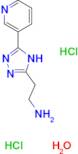 {2-[3-(3-pyridinyl)-1H-1,2,4-triazol-5-yl]ethyl}amine dihydrochloride hydrate