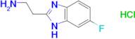 [2-(6-fluoro-1H-benzimidazol-2-yl)ethyl]amine hydrochloride