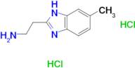 [2-(5-methyl-1H-benzimidazol-2-yl)ethyl]amine dihydrochloride