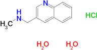 N-methyl-1-(3-quinolinyl)methanamine hydrochloride dihydrate