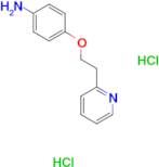 {4-[2-(2-pyridinyl)ethoxy]phenyl}amine dihydrochloride