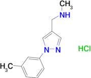 N-methyl-1-[1-(3-methylphenyl)-1H-pyrazol-4-yl]methanamine hydrochloride