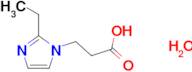 3-(2-ethyl-1H-imidazol-1-yl)propanoic acid hydrate