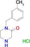 1-(3-methylbenzyl)-2-piperazinone hydrochloride