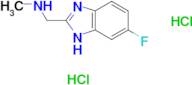 [(6-fluoro-1H-benzimidazol-2-yl)methyl]methylamine dihydrochloride