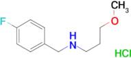 N-(4-fluorobenzyl)-3-methoxy-1-propanamine hydrochloride