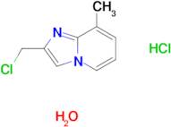 2-(chloromethyl)-8-methylimidazo[1,2-a]pyridine hydrochloride hydrate