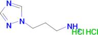 [3-(1H-1,2,4-triazol-1-yl)propyl]amine dihydrochloride