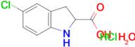 5-chloro-2-indolinecarboxylic acid hydrochloride hydrate