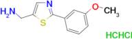 {[2-(3-methoxyphenyl)-1,3-thiazol-5-yl]methyl}amine dihydrochloride