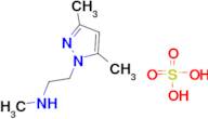 [2-(3,5-dimethyl-1H-pyrazol-1-yl)ethyl]methylamine sulfate