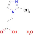 3-(2-methyl-1H-imidazol-1-yl)propanoic acid hydrate