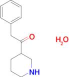 2-phenyl-1-(3-piperidinyl)ethanone hydrate