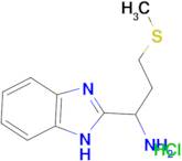 [1-(1H-benzimidazol-2-yl)-3-(methylthio)propyl]amine hydrochloride