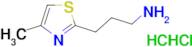 [3-(4-methyl-1,3-thiazol-2-yl)propyl]amine dihydrochloride