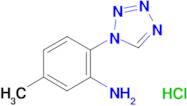 [5-methyl-2-(1H-tetrazol-1-yl)phenyl]amine hydrochloride