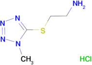 {2-[(1-methyl-1H-tetrazol-5-yl)thio]ethyl}amine hydrochloride