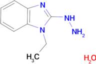 1-ethyl-2-hydrazino-1H-benzimidazole hydrate