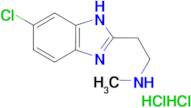 [2-(5-chloro-1H-benzimidazol-2-yl)ethyl]methylamine dihydrochloride