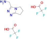 (6,7-dihydro-5H-pyrrolo[2,1-c][1,2,4]triazol-3-ylmethyl)amine bis(trifluoroacetate)