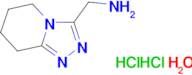 (5,6,7,8-tetrahydro[1,2,4]triazolo[4,3-a]pyridin-3-ylmethyl)amine dihydrochloride hydrate