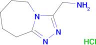 (6,7,8,9-tetrahydro-5H-[1,2,4]triazolo[4,3-a]azepin-3-ylmethyl)amine hydrochloride